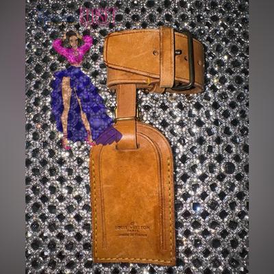 Louis Vuitton Bags | Louis Vuitton Luggage Tag Vachetta Poignet Set #Lv #Travel #Pre-Owned | Color: Tan | Size: Os