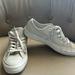 Converse Shoes | Converse Leather All Star Sneakers Tennis Shoes ~ Size 7 | Color: Gray/White | Size: 7