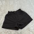American Eagle Outfitters Shorts | American Eagle Paperbag Waist Plaid Shorts | Color: Brown/Green | Size: 2