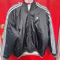 Adidas Jackets & Coats | Adidas Reversible Jacket Windbreaker With Hood, Large Black | Color: Black/White | Size: L