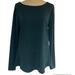 Athleta Tops | Athleta Women's Green Lomg Sleeve Shirt Cut Out Back Small | Color: Green | Size: S