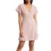 Madewell Dresses | Madewell Blush Pink Textured Linen Faux Wrap Dress Small | Color: Pink | Size: S