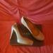 Gucci Shoes | Gucci Napa Charlotte Winter Rose Heel Size 40 | Color: Cream/Tan | Size: 9