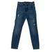 J. Crew Jeans | J. Crew Women's Mercantile High Rise Skinny Distressed Jeans Size 29 | Color: Blue | Size: 29