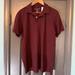 American Eagle Outfitters Shirts | Ae Super Soft Jersey Polo | Color: Purple/Red | Size: M