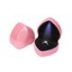 SilteD Jewelry Box Heart-Shaped LED Light Wedding Ring Box with Display Storage Jewelry Decoration Box Ring Pendant Bag Birthday Gift jewellery box (Color : 1)