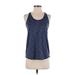Lululemon Athletica Active Tank Top: Blue Activewear - Women's Size 4