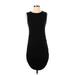 Antistar Casual Dress - Bodycon: Black Solid Dresses - Women's Size Small