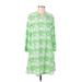 Duffield Lane Casual Dress - A-Line: Green Dresses - New - Women's Size X-Small