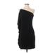White House Black Market Casual Dress: Black Solid Dresses - Women's Size 2