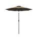 Arlmont & Co. Ozia 106.3" Market Umbrella in Brown | 97.3 H x 106.3 W x 106.3 D in | Wayfair 24F219968BDE479B9DA889B559F8B140