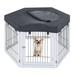 Tucker Murphy Pet™ Pet Playpen Mesh Top Cover for Indoor Use, Escape-Proof, & Sunshade Shield Protector Fabric | 24 W in | Wayfair