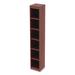 Alera® Bookcase Wood in Red | 71.73 H x 11.81 W x 11.81 D in | Wayfair ALEVA67212MC