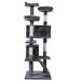 Tucker Murphy Pet™ 59.85" H Deshanon Cat Tree, Wood in Gray | 59.85 H x 19.69 W x 19.69 D in | Wayfair 85983E2E1C374FD4B23F497B4163DCD3