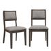 Red Barrel Studio® 2Pc Retro, Upholstered Legs & Frame, Set Of 2 Chairs w/ Seat Cushions For Kitchen, Restaurant | Wayfair