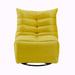 Accent Chair - Everly Quinn Bowmont 29.1" Wide Velvet Swivel in Black/Brown | 39.3 H x 29.1 W x 38.5 D in | Wayfair