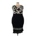 Avenue Casual Dress - Sheath Scoop Neck Sleeveless: Black Dresses - Women's Size 30 Plus