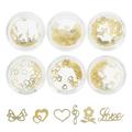 Resin Filler Filling Epoxy Charms Metal Charm Fillers Heart Jewelry Nail Alloy Accessories Notes Music Supplies Studs
