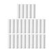 NUOLUX 25pcs 5g Empty Plastic Lip Balm Tubes Containers Lip Gloss Storage Container (White)