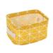 GBSELL Organization and Storage Clearance Canvas Storage Bins Basket Organizers Foldable Fabric Cotton Linen Storage Bins for Makeup Book Baby Toy Basket