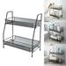 Ozmmyan School SuppliesSpice Rack Organizer for Countertop 2 Tier Bathroom Shelf Desktop Makeup Organizer Up to 30% Off