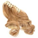 Wig Hike Bun Extension Scrunchie Claw Clips for Short Hair Curly Hair Extensions Claw Clip Ponytail Curly Short Hair Tiger Clip Small Wavy Ponytail (18h613) Hair Piece High Temperature Wire Miss