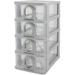 Toy Storage Bins Plastic Drawers Vanity Organizer Sundry Cosmetic Display Case Lipstick Office