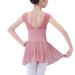 YM YOUMU Girls Ballet Tank Leotards Backless Chiffon Tutu Dress Ballerina Dance Outfits for Toddler