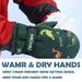 Children s Winter Skiing Warm Gloves Warm Akiing Riding Gloves For Children Green (M)