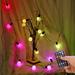 Up to 50% off HRERSOM Patio Umbrella String Lights Shatterproof LED String Lights With Remote Control 6 Lighting Modes USB Powered Hanging Light Decorate For Pat on Clearance