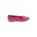 Isaac Mizrahi LIVE! Flats: Pink Damask Shoes - Women's Size 8