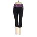 Tek Gear Leggings Boot Cut Cropped: Purple Leopard Print Bottoms - Women's Size Small