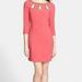 Lilly Pulitzer Dresses | Lilly Pulitzer Coral Gold Beaded & Rhinestone Cut Out Neck Dress | Color: Pink | Size: 8