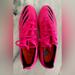 Adidas Shoes | Adidas X Ghosted .3 Fg Soccer Cleats / Men’s Size 12 / Black & Hot Pink / Nwot | Color: Black/Pink | Size: 12