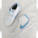 Nike Shoes | 6 Women's Nike Blazer Mid 77 White Blue Fd9163-100 Sneakers Sportswear | Color: Blue/White | Size: 6