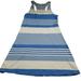 Lilly Pulitzer Dresses | Lilly Pulitzer Womens M Dress Melle Tank Bay Blue Coconut Stripes Pima Cotton | Color: Blue | Size: M