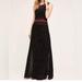 Anthropologie Dresses | Anthropologie Cecilia Prado Rowan Maxi Crochet Sweater Dress Black Small | Color: Black/Red | Size: S