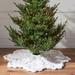 Anthropologie Holiday | Nwt Anthropologie Snowflake Faux Fur Tree Skirt | Color: White | Size: Os