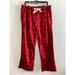 American Eagle Outfitters Pants | American Eagle Nwt Mens M Red Flannel Winter Lounge Pajama Pants Penguin Prints | Color: Red | Size: M