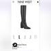 Nine West Shoes | Nine West Brixe High Heel Boots / Knee High Boots | Color: Black | Size: 7.5