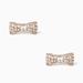 Kate Spade Jewelry | Kate Spade Cz Bow Earrings | Color: Silver/White | Size: Os