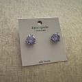 Kate Spade Jewelry | Kate Spade Lilac Studs | Color: Purple/Silver | Size: Os