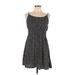 American Eagle Outfitters Casual Dress - Mini: Black Hearts Dresses - Women's Size Large