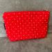 J. Crew Bags | J Crew Quilted Heart Makeup Bag | Color: Red/White | Size: Os
