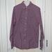 J. Crew Shirts | J. Crew Men’s Gingham Button Up Shirt Xs | Color: Purple/White | Size: Xs