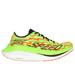 Skechers Men's GO RUN Alpha Tempo Sneaker | Size 11.5 | Green/Orange | Textile | Vegan | Arch Fit | Hyper Burst