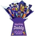 A Personalised Chocolate Bouquet - Personalised Chocolate Hamper - Personalised Chocolate Gift - Personalised Chocolate (BOUQUET 24 PIECE CADBURY MIX)