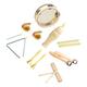 ibasenice 1 Set baby percussion music toys for kids ages 3-5 child toddler musical instrument set kids instruments ages 3-5 wooden log Toy musical instruments musical instrument