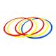 Badiman Agility Training Rings, Practical, Multi-Use, Portable, Home Gym for Athletes, Kids, Football Coaches, Badminton, Sports, 50cm 12 Pieces