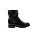 FRYE Boots: Black Print Shoes - Women's Size 5 1/2 - Round Toe